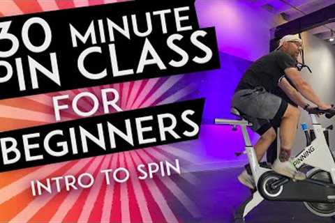 30 MINUTE SPIN CLASS for BEGINNERS // Complete Set up &amp; Workout