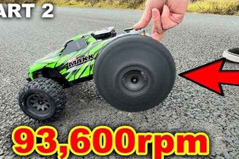 SUCCESS!! Traxxas Mini-Maxx RC Car gets OverVolted (4x POWER)