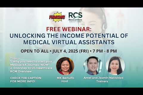 FREE WEBINAR: UNLOCKING THE INCOME POTENTIAL OF MEDICAL VIRTUAL ASSISTANTS