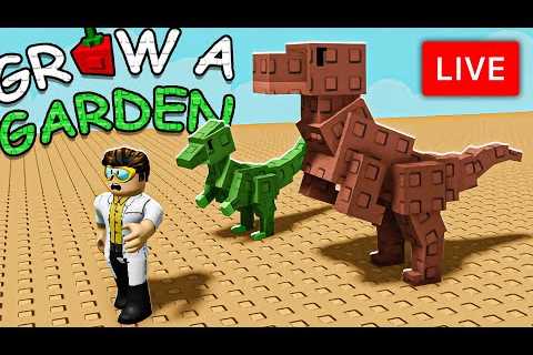 grow a garden new update (dinosaurs) + admin abuse