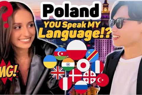SHOCKING People in POLAND by Speaking Their Language! 🇵🇱