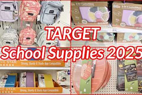 TARGET SCHOOL SUPPLIES 2025 SHOP WITH ME SNEAK PEEK BACK TO SCHOOL SHOPPING