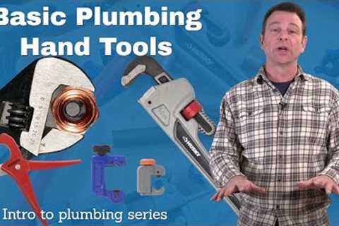 A lesson about some of the basic hand tools used in plumbing - Intro to Plumbing Systems