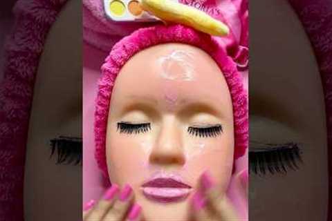 ASMR Satisfying with Unboxing &amp; Review Mannequin head Makeup Skincare Sounds Beauty Fast No..