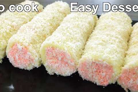Just 10 Minutes Dessert with few Ingredients | Instant &amp; Easy Dessert Recipe