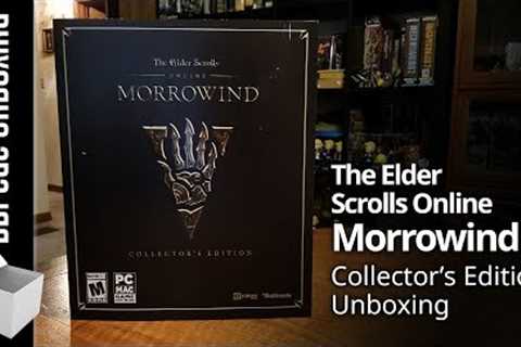 The Elder Scrolls Online: Morrowind Collector's Edition Unboxing