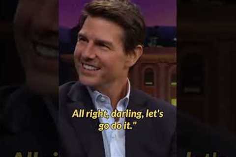 Tom Cruise took his mom skydiving 😳