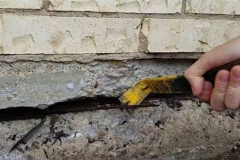 Foundation Repair Vertical Cracks (AKA Spalling)