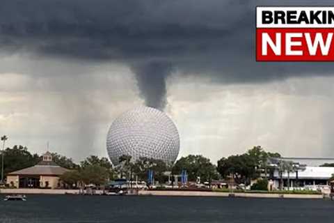 Tornado Warning At Disney World! #shorts