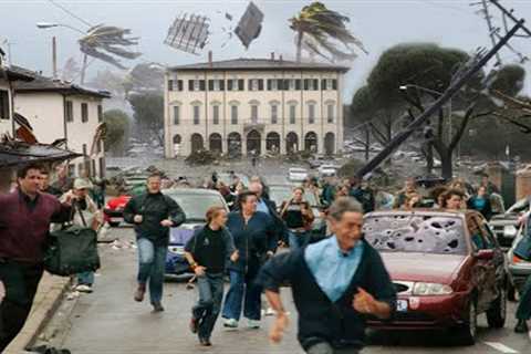 Tragedy in Italy! Winds collapses buildings, storm in Treviglio, state of emergency