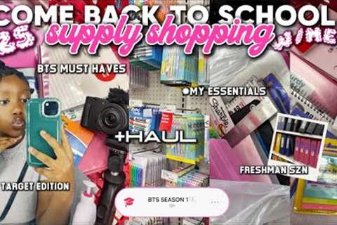 COME BACK TO SCHOOL SUPPLY SHOPPING WITH ME🫧📓 +HAUL