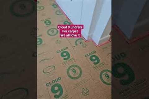 cloud 9 underlay for carpet / best underlay pad for all carpet