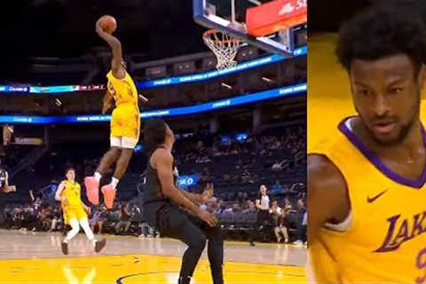 Bronny James steal and throws down huge dunk to start his 2nd Year in NBA