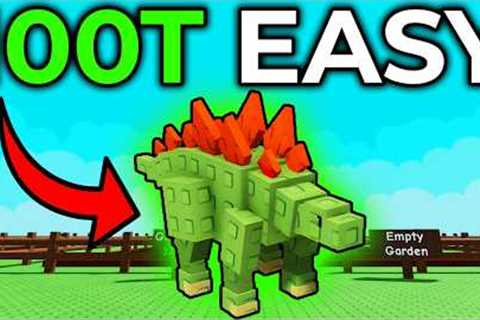 NEW STEGOSAURUS METHOD Beats THE RACCOON in Grow a Garden!