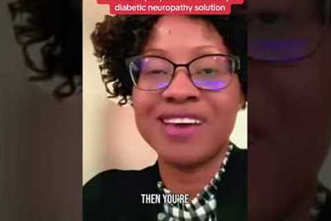 I wish more people knew this simple, diabetic neuropathy solution