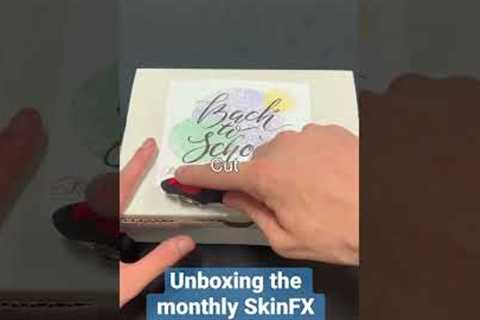 Unboxing the SkinFX monthly subscription box #shorts #beauty