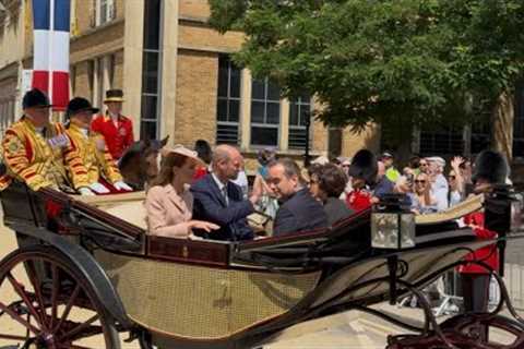 NEW: Princess Catherine and Prince William arrive for French State Visit 🇬🇧🇫🇷