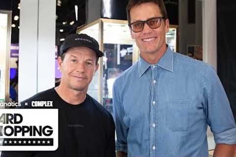 Mark Wahlberg Goes Card Shopping | Buys $30,000 Tom Brady Rookie Card