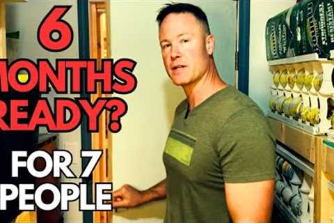 How to Build a 6 Month Food Supply for 7 People | Emergency Pantry Guide