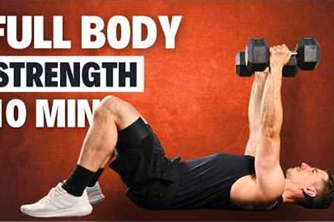 10 Min FULL BODY DUMBBELL WORKOUT | Build Muscle | Follow Along