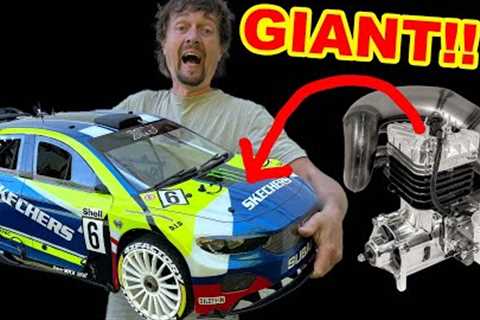 Worlds Biggest RC Rally Drift car gets Race engine