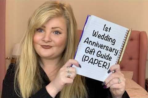 👰1st Wedding Anniversary Gift Guide 🤵|| 10 Ideas For PAPER Gifts || Christina Parmiter