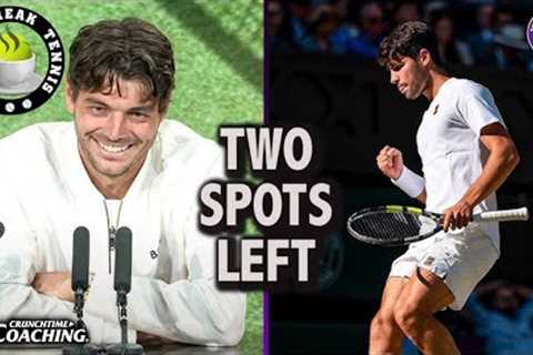 Wimbledon 25' - Alcaraz/Fritz Into The Final 4 | Coffee Break Tennis