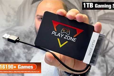 PLAY ZONE SSD 1TB - New Retro Game Console ( 16191 Video Games 80+ Emulator Console )