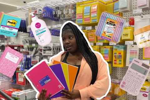 BACK TO SCHOOL SUPPLY SHOPPING + HYGIENE SHOPPING | notebooks,binders,eos,pencils &amp; more