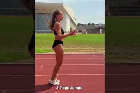 DO NOT skip this WARM UP 🔥 #running #drills #training #speed  #sports