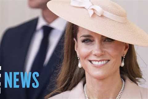 Kate Middleton Wears Pink Dior Outfit During France State Visit | E! News