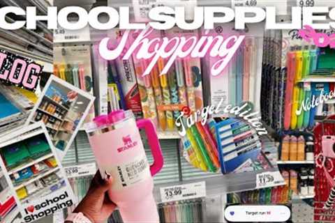 BACK TO SCHOOL SUPPLIES SHOPPING VLOG AT TARGET 2025 | SENIOR YEAR EDITION