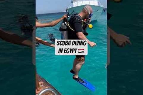 My first time scuba diving #egypt #hurghada