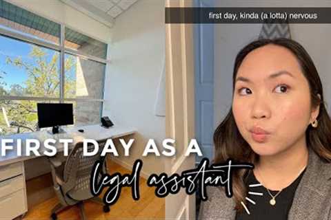 My First Day As A Legal Assistant | 9-6pm WORK VLOG