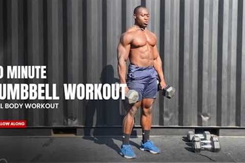 30 Minute Full-Body Strength And Conditioning Dumbbell Workout