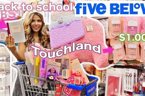 FIVE BELOW $1 BACK TO SCHOOL SUPPLIES SHOPPING SPREE 2025! TOUCHLAND &amp; MORE FOR LESS!