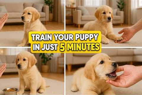 Train your puppy in just 5 minutes!