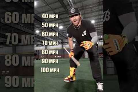 Day 1: 40 MPH | Homer Off 100 MPH Challenge | Lefty Edition