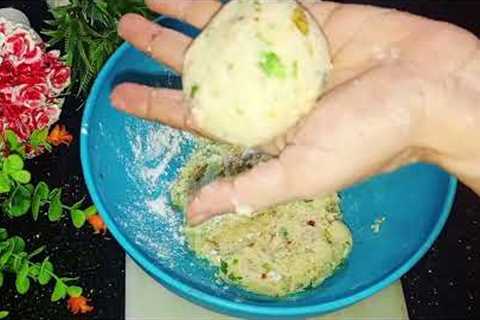 How to make healthy and perfect potato-ground meat recipe for dinner|Easydinnerideas @khanapakana-29