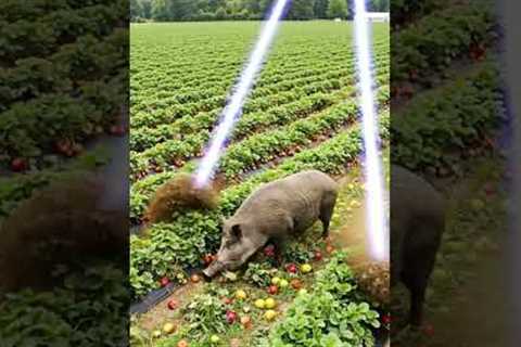 Drone vs Wild Hog! Smart Tech Saves Crops in Action