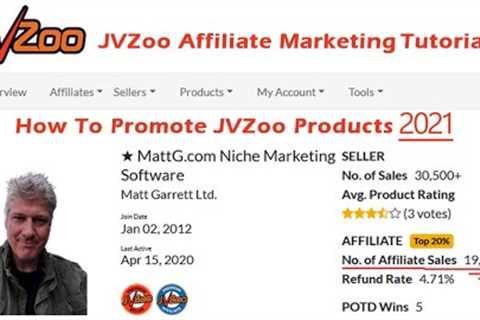 JVZoo Affiliate Marketing Tutorial: How To Promote JVZoo Products 2021
