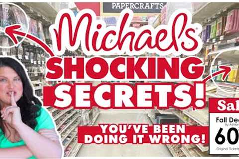 MUST SEE Michaels Hacks to save BIG! 😲 Pro Shopping Tips Michaels Doesn't Want You To Know!
