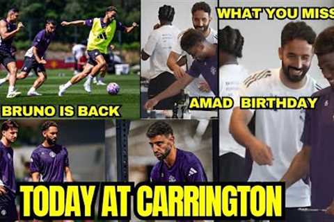 WHAT YOU MISSED 🔥Session 2 Amad Dialo Birthday Celebration Bruno Returns, Maguire And Dorgu.