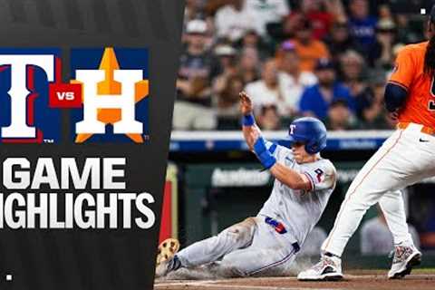 Rangers vs. Astros Game Highlights (7/12/25) | MLB Highlights