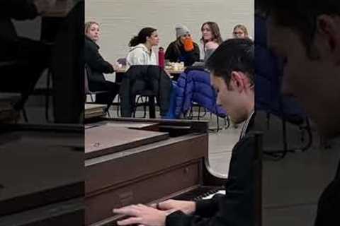 Piano Prodigy: Guy Stuns Crowd with Jaw-Dropping Skills! #viral