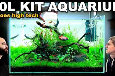 90L Affordable Kit to High Tech Aquarium (PRO AQUASCAPE TUTORIAL)