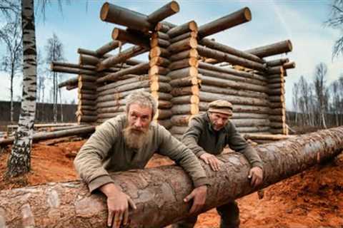 Under $600, Two Men Dug This Underground CABIN By Hand - { By @lifeinthesiberianforest1‬ }