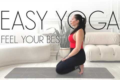 6 Min Easy Going Morning Yoga Stretches