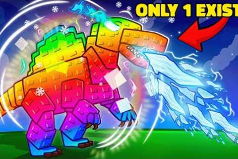 I Got World's ONLY Frozen Rainbow Spinosaurus to exist on Grow a Garden (ONLY 1 EXISTS)