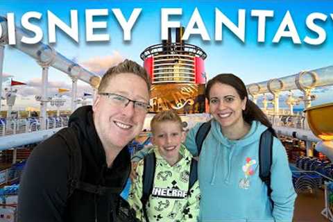 Our FIRST time on the DISNEY FANTASY! 🛳️ Embarkation Day | Disney Cruise Line